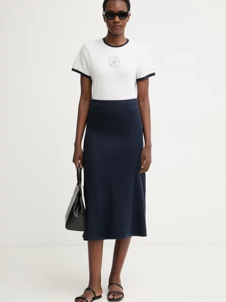 TOMMY HILFIGER Majica mornarska bela