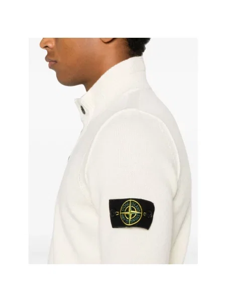 Sweter Stone Island z kamieniami beżowy