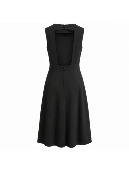 Sukienka Dolce And Gabbana bez rękawów czarna