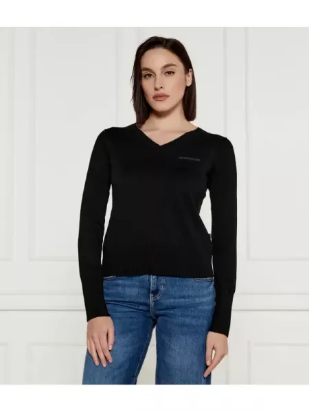 Guess Jeans Pulover negru