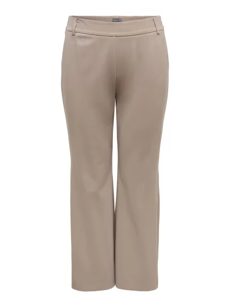 ONLY Carmakoma Pantaloni CARGoldtrash taupe gri
