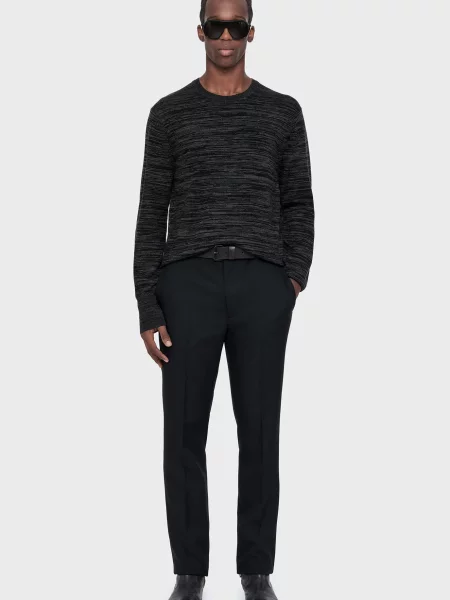 Шерстяной свитер Allsaints черный
