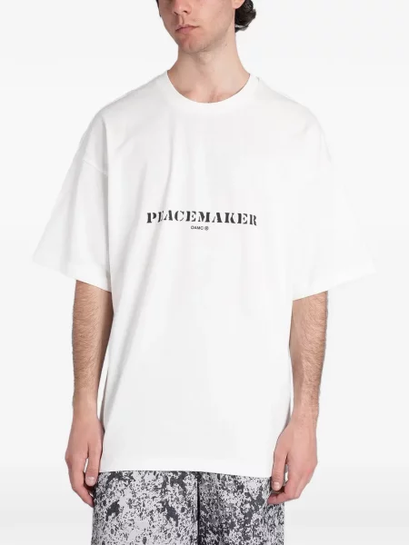 Tricou Peacemaker Oamc cu imagine alb