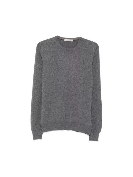 Sweter La Fileria z kaszmiru szary