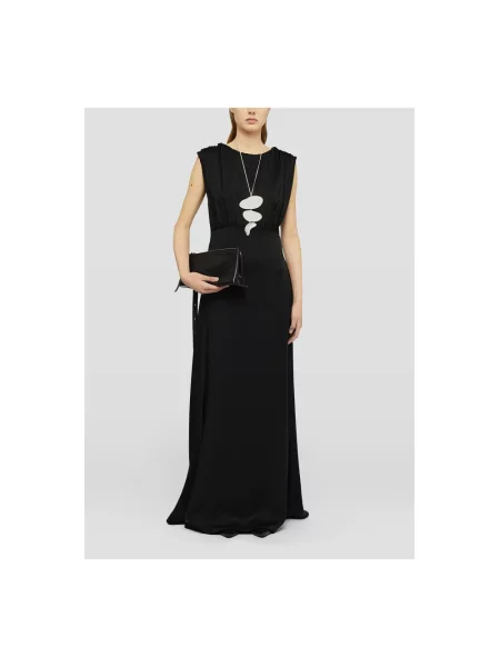 Sukienka midi Jil Sander czarna