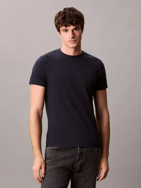 Calvin Klein Majica Mornarsko modra