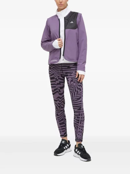 Sneakerși Adidas cu șireturi din dantelă violet