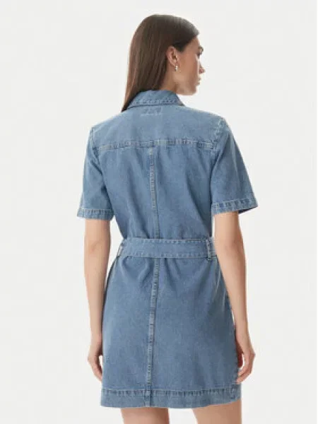 Džínové šaty Calvin Klein Jeans modré