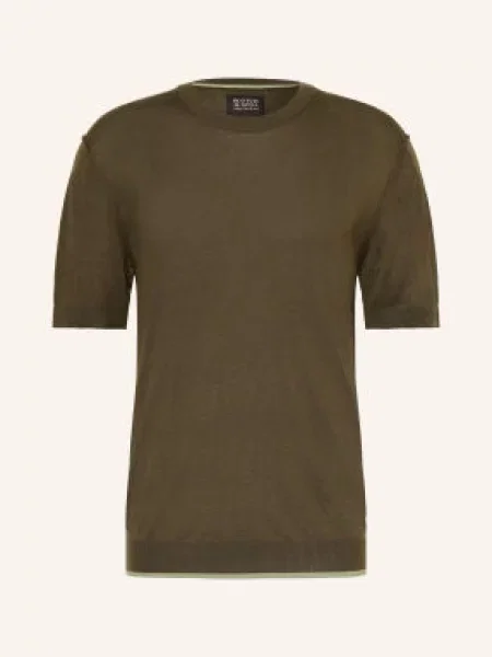 Scotch & Soda Dzianinowa Koszulka gruen