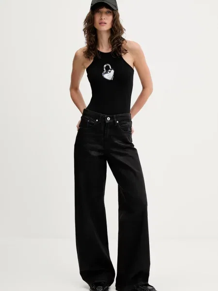 Боди Karl Lagerfeld Jeans черное