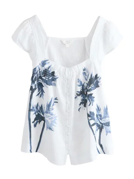 Next Bluză bleumarin / negru alb