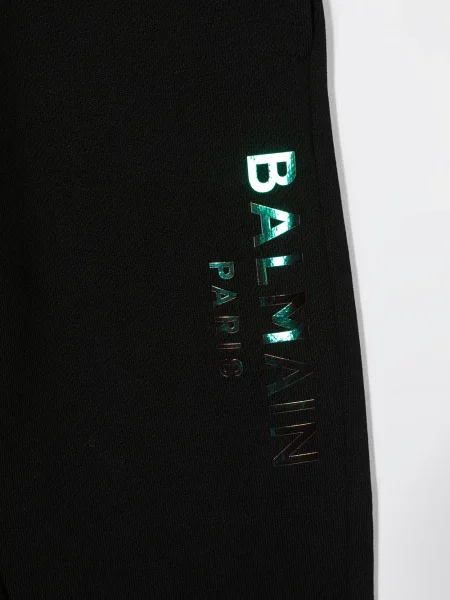Spodnie dziecięce Balmain czarne