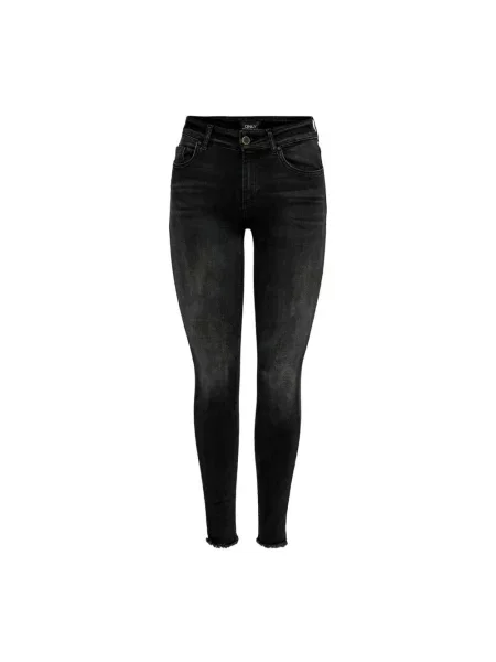Skinny jeansy skinny Only czarne