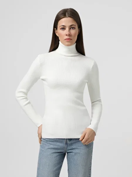 Водолазка Braska поліестер/віскоза білий