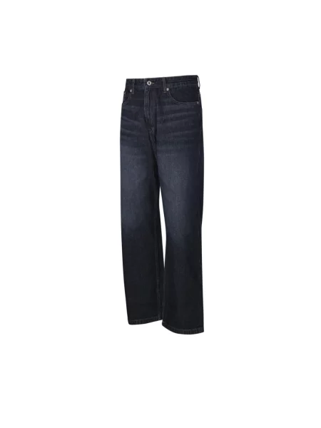 Jeansy Coor z twillu niebieskie