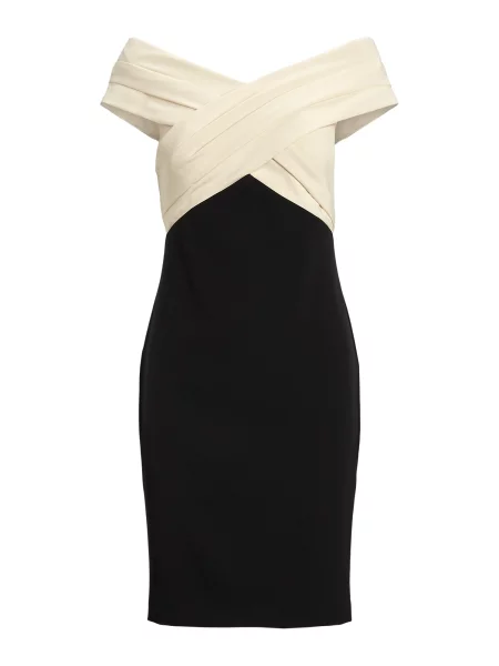 Cocktail obleka LAUREN RALPH LAUREN črna