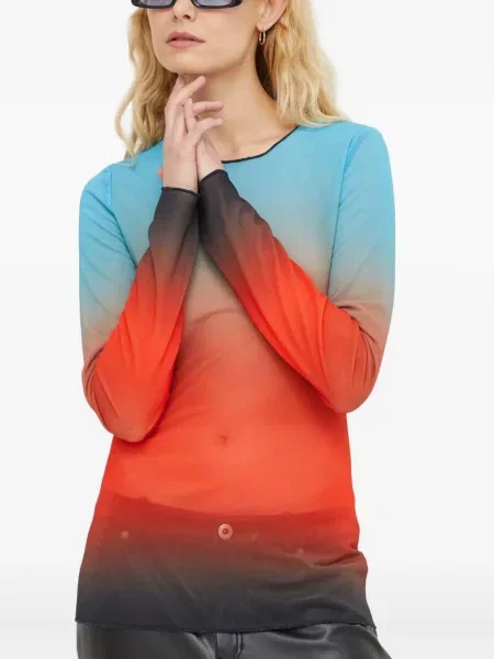 Top Won Hundred lung albastru