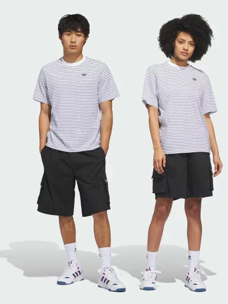 Жіночі Повсякденні шорти adidas комбінований верх чорний