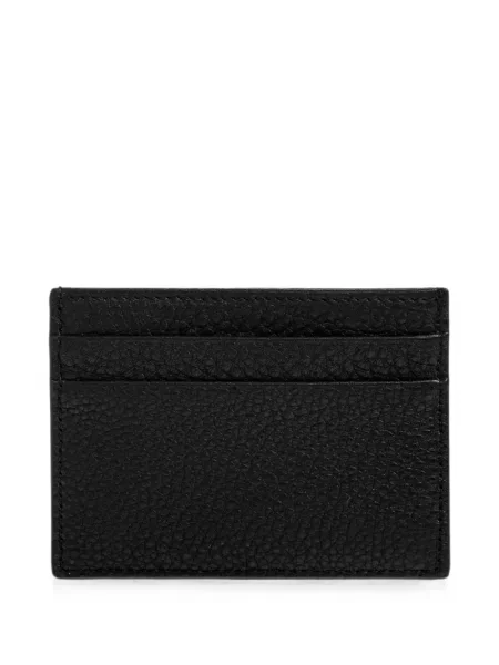 Кожено портмоне Dolce & Gabbana с автограф черно