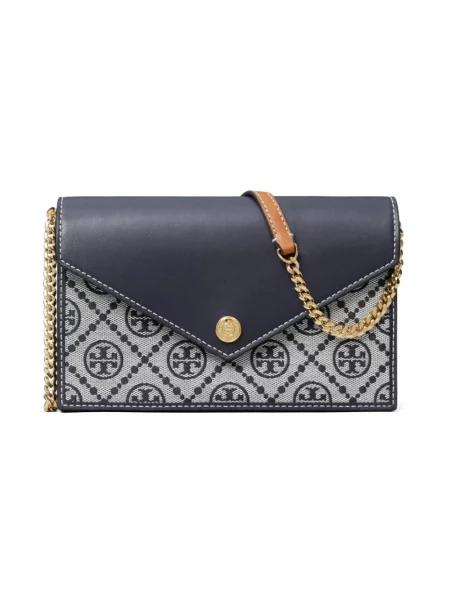 Portfel Tory Burch niebieski