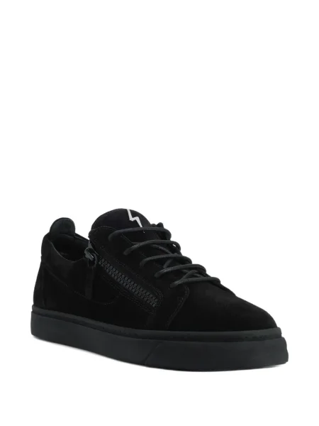 Sneakerși Giuseppe Zanotti Frankie din dantelă negru