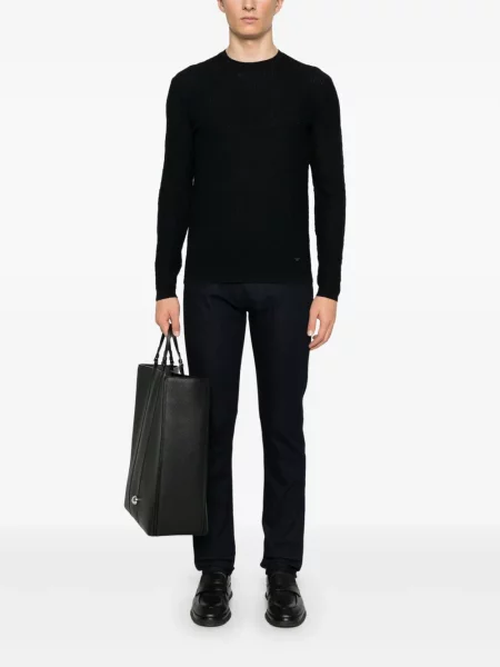 Pulover Emporio Armani albastru
