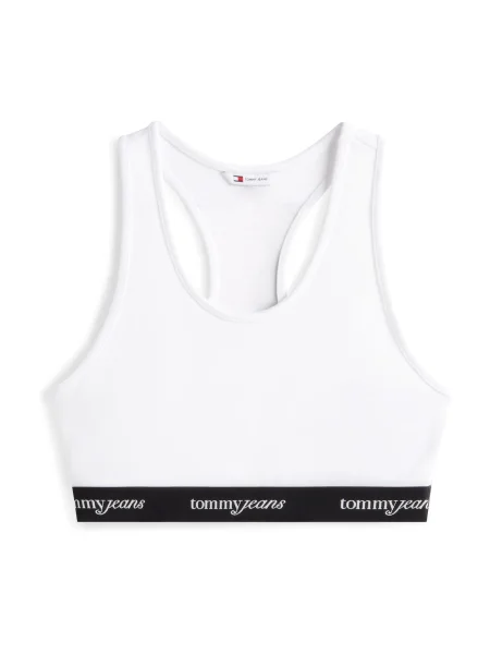 Tommy Jeans Sutien negru alb