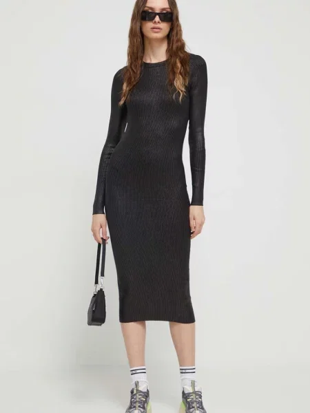 Iceberg rochie midi mulata negru