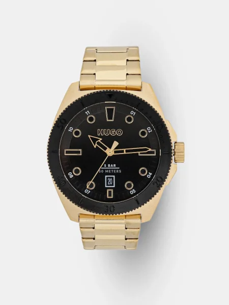 HUGO ceas barbati auriu