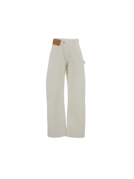 Proste jeansy Jw Anderson białe