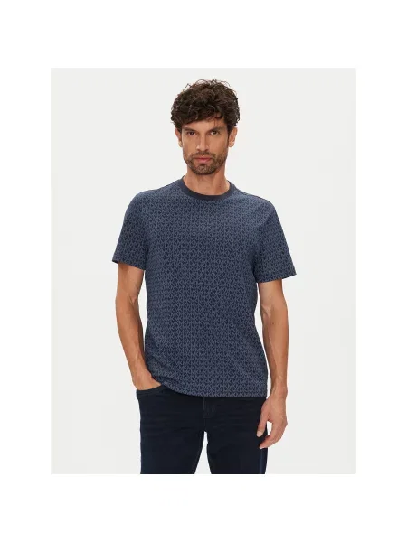 Michael Kors T-Shirt Σκούρο Regular Fit μπλε