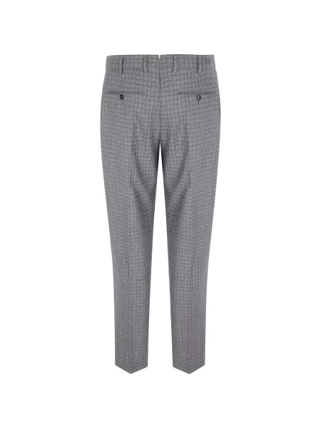 Pantaloni Pt Torino în carouri gri