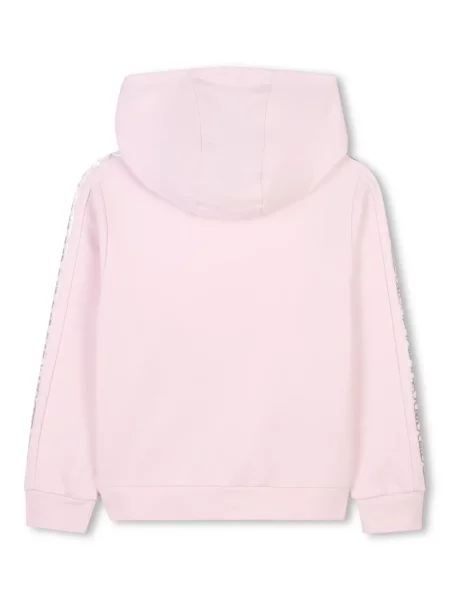 Bluza z kapturem dziecięca Michael Kors różowa