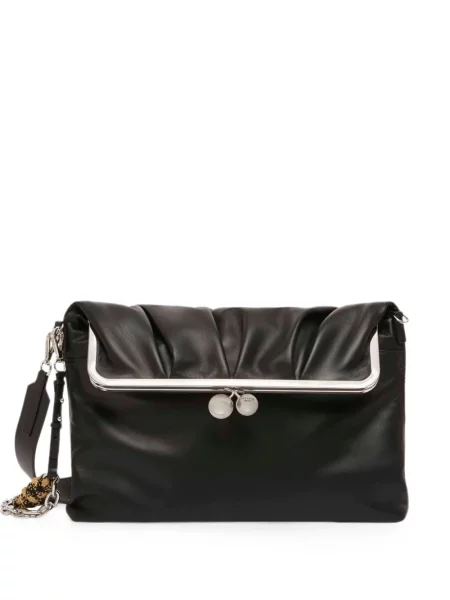 Geantă de călătorie Weekend Max Mara din piele negru
