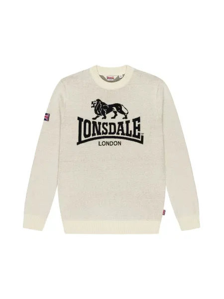 Lonsdale London Sveter Swanscombe nebielená čierna