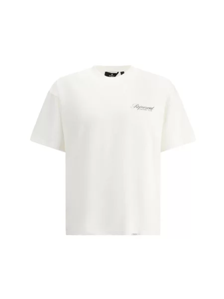 T-shirt REPRESENT Represent Owners Club Script T-Shirt Flat White S beżowa