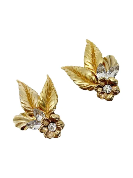 Σκουλαρίκια Jennifer Gibson Jewellery με πετραδάκια χρυσό