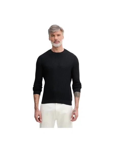Dzianinowy sweter Armani Exchange czarny