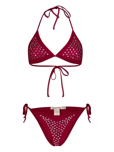 Bikini Paramidonna de cristal roșu