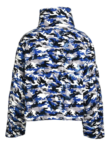Geacă Breath cu model camuflaj albastru