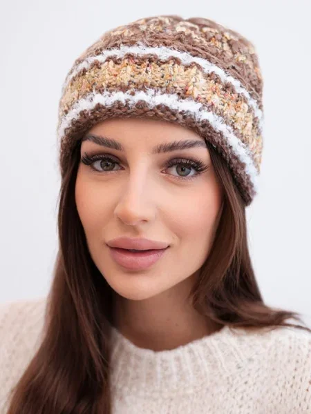 Căciulă Kesi de cristal alb