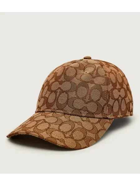 COACH Șapcă închis / brocart bej