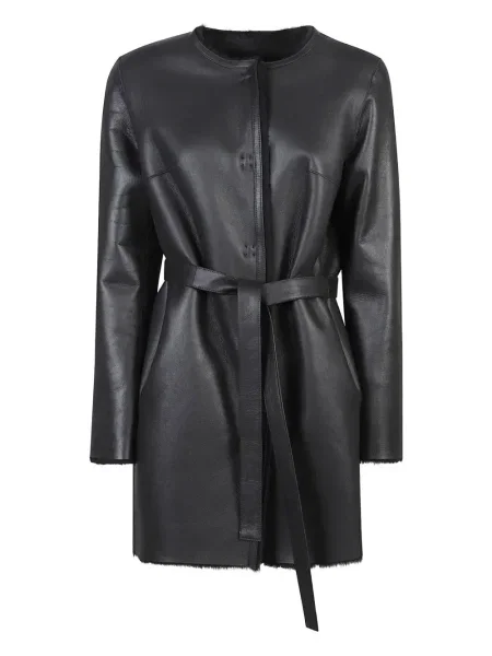 Кожено палто Desa 1972 черно