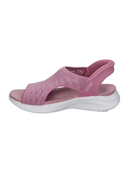 Sandále Skechers ružová