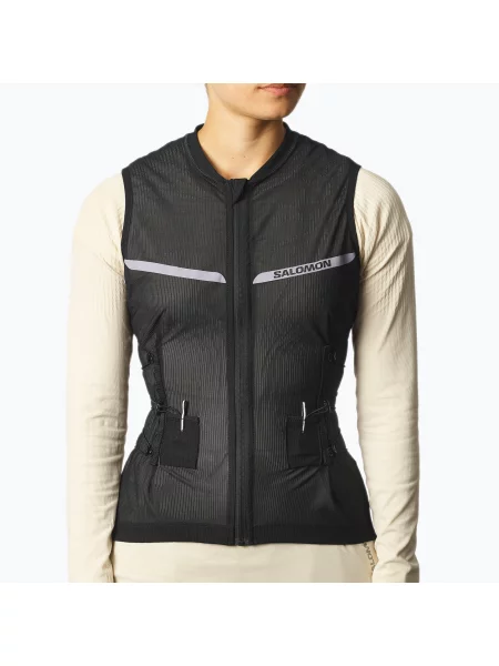 Vestă de schi pentru femei Salomon Flexcell Pro black negru