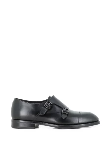 Презрамки обувки монк Santoni черно