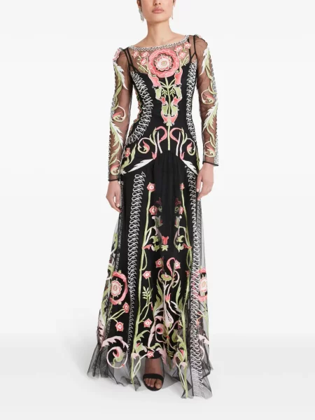 Kostiumas maksi maxi suknele Temperley London juoda