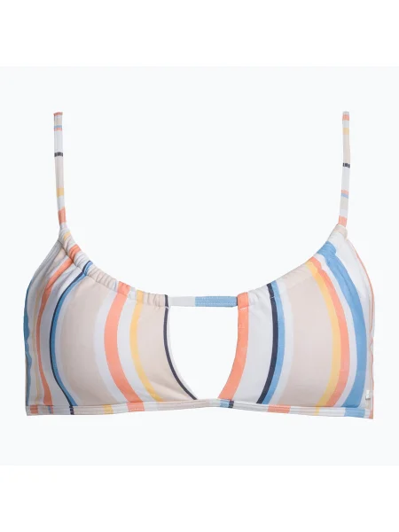Olcsóbban. Fürdőruha felső ROXY Beach Classics Bralette peach whip sand stripper. Méret: M
