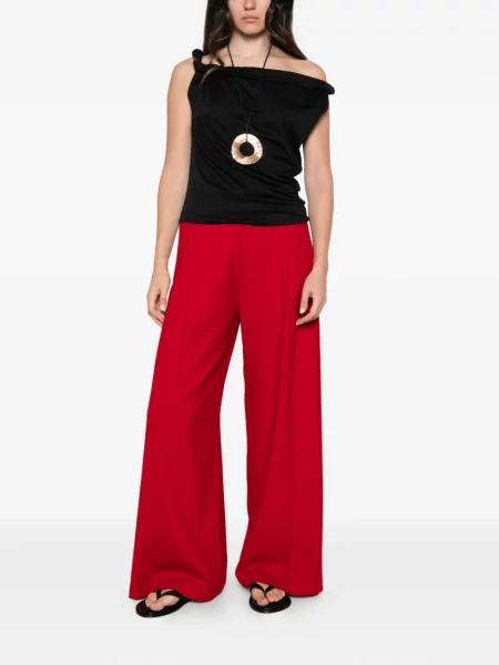 Pantaloni Semicouture roșu