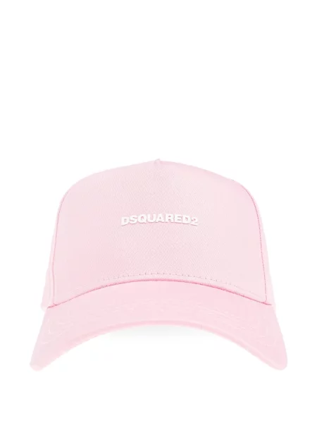 Șapcă Dsquared2 cu broderie roz
